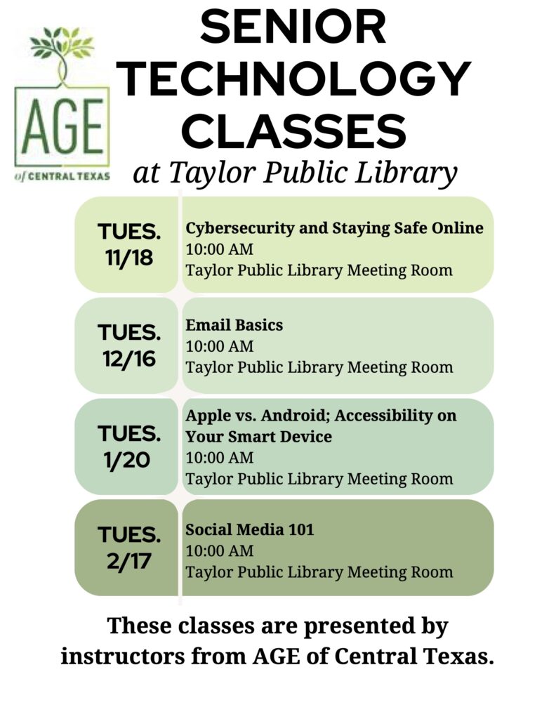 Upcoming Technology Learning Lab